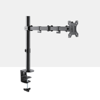 მონიტორის სამაგრი მაგიდაზე Stell SOS 1110 Monitor desk mount single | 8 kg, 13"-32" | Way of movement-mechanical, TV/Monitor Orientation -horizontal / vertical | VESA 75x75, VESA 100x100 | black