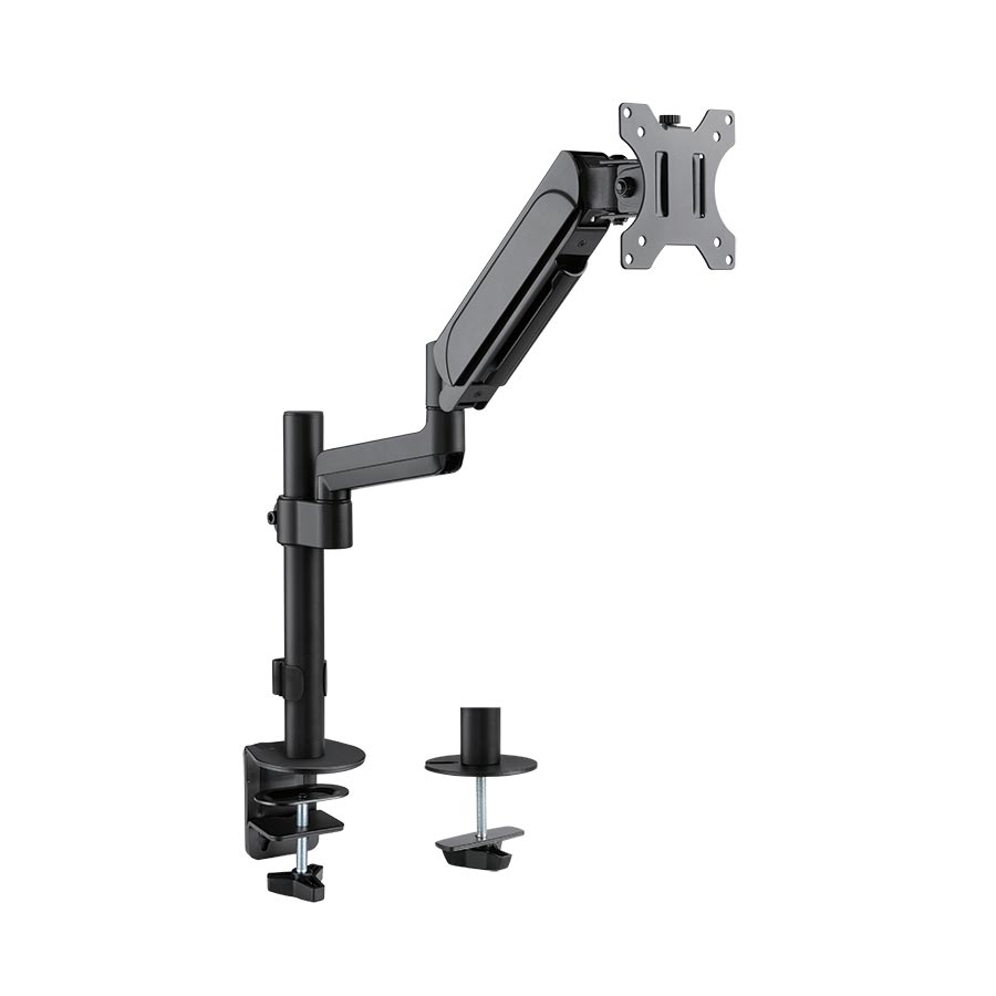 მონიტორის სამაგრი მაგიდაზე Stell SOS 2112 Monitor desk mount single | Load capacity 9 kg, 17 "- 32 " | Tilt downwards 35, Swivel +/- 90° | VESA 75x75, VESA 100x100 | black