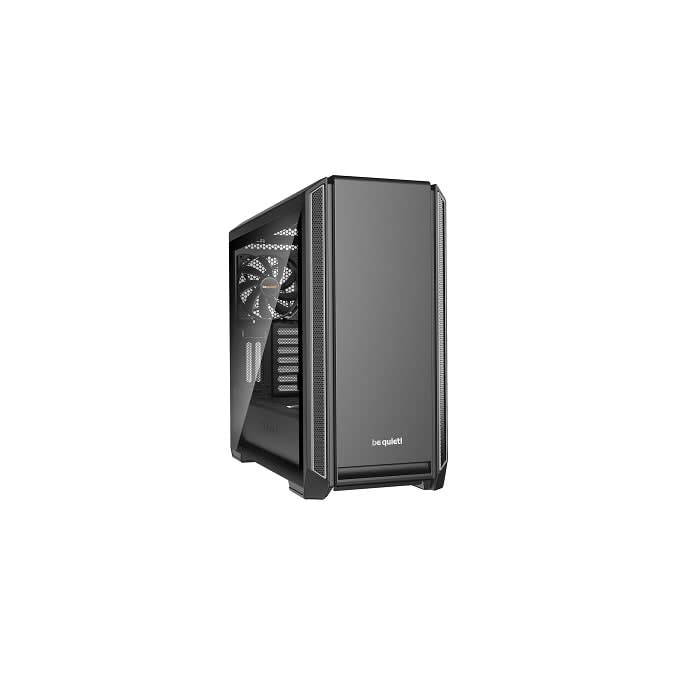 კომპიუტერის ქეისი be quiet! SILENT BASE 601 Window Silver, W/O PSU, E-ATX, Black (BGW27)
