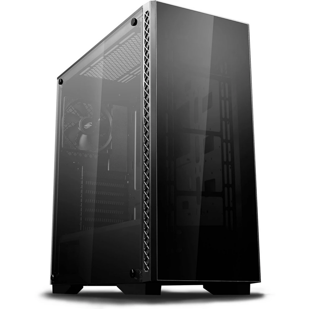 კომპიუტერის ქეისი DeepCool MATREXX 50 Black Midi-Tower case, support for E-ATX, ATX, mATX, Mini-ITX boards, without PSU, with window, video card length up to 370 mm, cooler height up to 168mm, 2xUSB 2.0, USB
