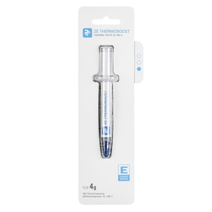 თერმო პასტა 2E Thermal Paste THERMOBOOST EXPERT TB6-4, (5.6 W/m-K), 4 g, grey