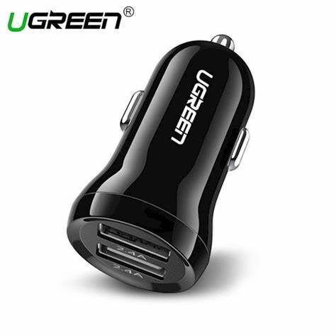 მანქანის USB დამტენი UGREEN EDO18 (50875) Dual USB Car Charger 4.8A