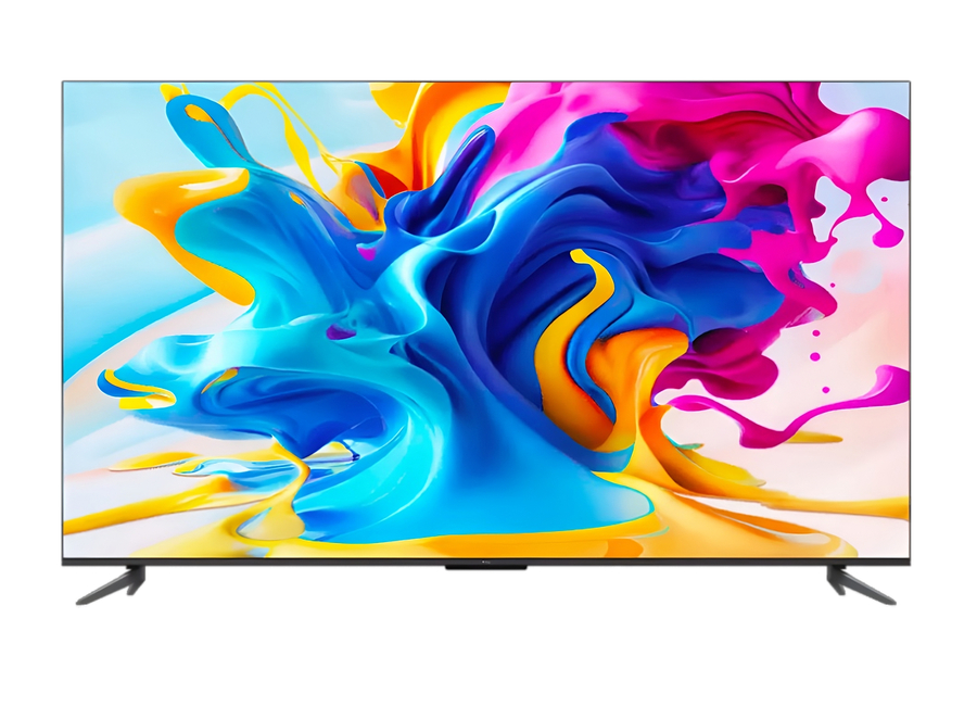ტელევიზორი იდეალურია საძინებლისთვის TCL QLED TV 50"(127cm)/ 50C645/R51MPSD-EU/GE (2023) Guncolor 4K Google TV HDR10+ Dolby Vision 2x10W 300x300 WiFi5 BT5.0 Wi-Fi 2.4+5GHz