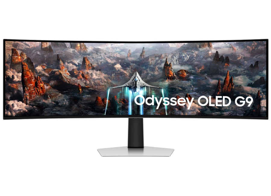მონიტორი Samsung Odyssey G9 | LS49CG930SIXCII | 49" | Dual QHD | 5120x1440 | OLED | 0.03ms | 240Hz