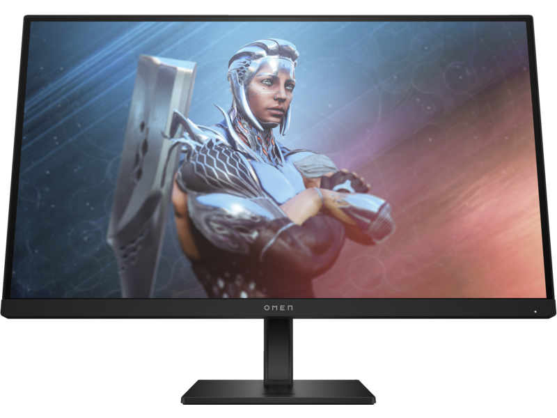 მონიტორი OMEN 27 FHD 165Hz Gaming MonitorDisplay size (diagonal): 27" / Panel technology: IPS / Display features: Pivot rotation; Anti-glare; Height adjustable; AMD Freesync™ Premium; Gaming Console Compatible; HP Eye Ease (Eyesafe® certified); HDR / Color gamut: 99% sRGB; 95% DCI-P3 / Onscreen controls: Management; Information; Exit; Input; Color; Image; Power; Menu; Gaming / Native resolution: FHD (1920 x 1080) / Contrast ratio: 1000:1 / Display contrast ratio (dynamic): 10000000:1 / Brightness: 400 nits / Pixel pitch: 0.31 x 0.31 mm / Ports: 2 HDMI 2.0, HDCP Yes, DisplayPort™ and HDMI, 1 DisplayPort™ 1.4 / Camera: No integrated camera / Response time (typical): 1ms GtG (with overdrive) / Refresh rate (maximum): 165 Hz / 2 Year Warranty