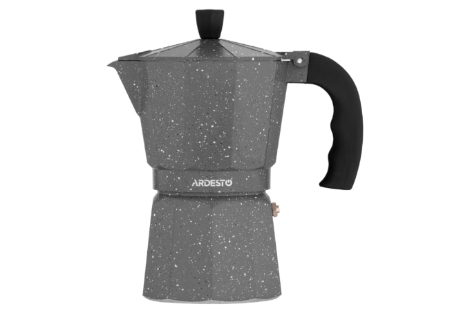 ყავის მადუღარა AR0806AGSArdesto Coffee Maker Gemini Molise, 6 cups, grey, aluminum