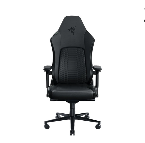 სათამაშო სავარძელი/ სათამაშო სკამი Razer chair Iskur V2 EPU Leather, 4D-Armrests, black RZ38-04900200-R3G1