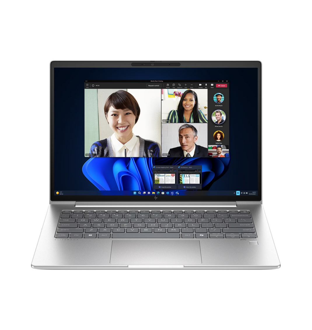 HP EliteBook 640 G11 Notebook PC Intel® Core™ Ultra 5-125U 0.7 GHz (up to 4.3 GHz) 12C 12MB 15W / 14.0" AG WUXGA (1920 x 1200) LED UWVA 300 for WWAN fFHDC 60Hz bnt LCD Panel / Intel® Arc™ Graphics / 16GB (1x16GB) DDR5 5600 SODIMM Memory / 512GB PCIe NVMe Value / FreeDOS / No ODD / Intel AX211 Wi-Fi 6E 160 MHz +Bluetooth 5.3 WW WLAN / No WWAN / Dual AryMic FHD USB2 NFOV Integrated Camera / Pike Silver Plastic D Cover ID / TBT Clickpad Backlit spill-resistant KBD / Fingerprint Sensor / 3 Year Warranty