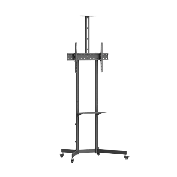ტელევიზორის სადგამი FLOOR MOBILE MOUNT SBOX FS-401-2 | Minimum VESA: 100x100 Maxiumum VESA: 600x400 | Maximum load (kg): 45 | Minimum screen size: 37'' / 94 cm Maximum screen size: 70'' / 178 cm | Vertical tilt: +12° / - 12° | Height adjustment: 1337-1445mm
