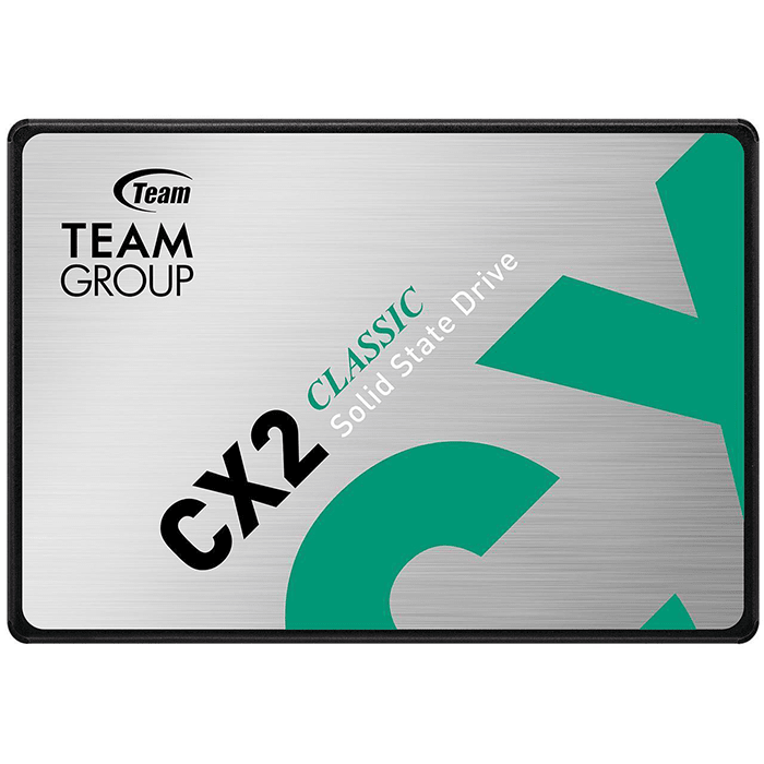 SSD დისკი TEAM 2.5 SATA3 CX2 512GB, T253X6512G0C101, R/W: up to 520/430 MB/s