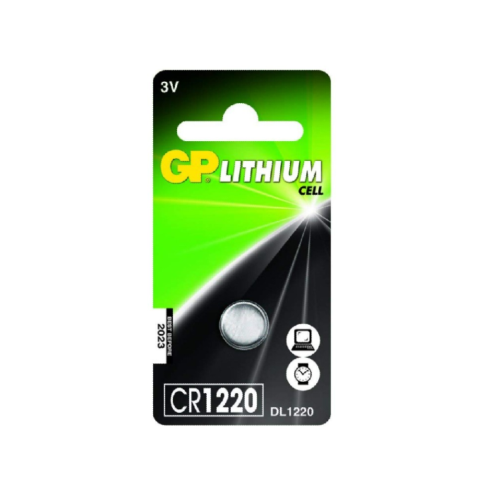 ელემენტი GPPBL1220000 (CR1220) -U1 LITHIUM GP 4891199004346
