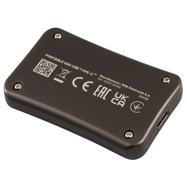 გარე მყარი SSD GOODRAM EXTERNAL 512GB HL200 USB TYPE-C + A | SSDPR-HL200-512 | Two cables are included with the drive: a USB Type-A - USB Type-C™ and a double-sided USB Type-C™