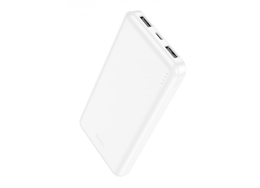 პორტატული დამტენი/Power Bank HOCO J100 High-ranking power bank(10000mAh) White
