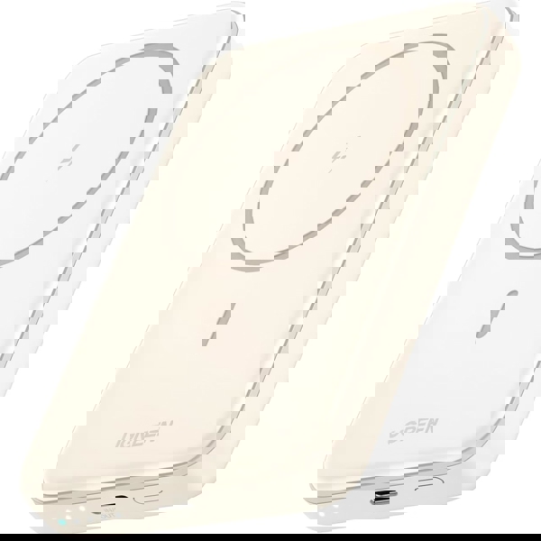 პორტატული დამტენი UGREEN PB561 (25208), 10000mAh, USB-C, Magnetic Power Bank, Beige (USB-C ：20W Max  Wireless Charging：QI 15W Max)