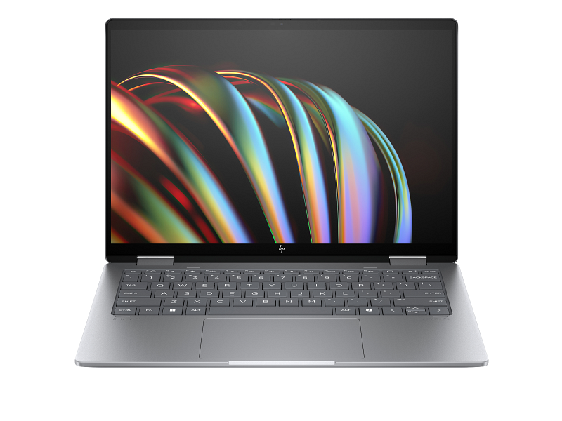 ნოუთბუქი HP Envy x360 2-in-1 Laptop 14-fc0026ci (B84VSEA) | Thompson 24C1 | 14" 3K UWVA (2880 x 1800), OLED multitouch, 120 Hz, SDR 400 nits, HDR 500 nits | Ultra 5 125U (up to 4.3 GHz), 16GB LPDDR5, 6400MT/s, 1TB PCIe® Gen4 NVMe™ M.2 SSD | Wi-Fi 7 BE200 (2x2) and Bluetooth® 5.4 | 1xThunderbolt™ 4 , 2xUSB Type-A 10Gbps, 1 USB Type-C® 10Gbps, 1xHDMI 2.1 | Soft Gray keyboard with backlight | 1.39 kg, Windows 11 Home