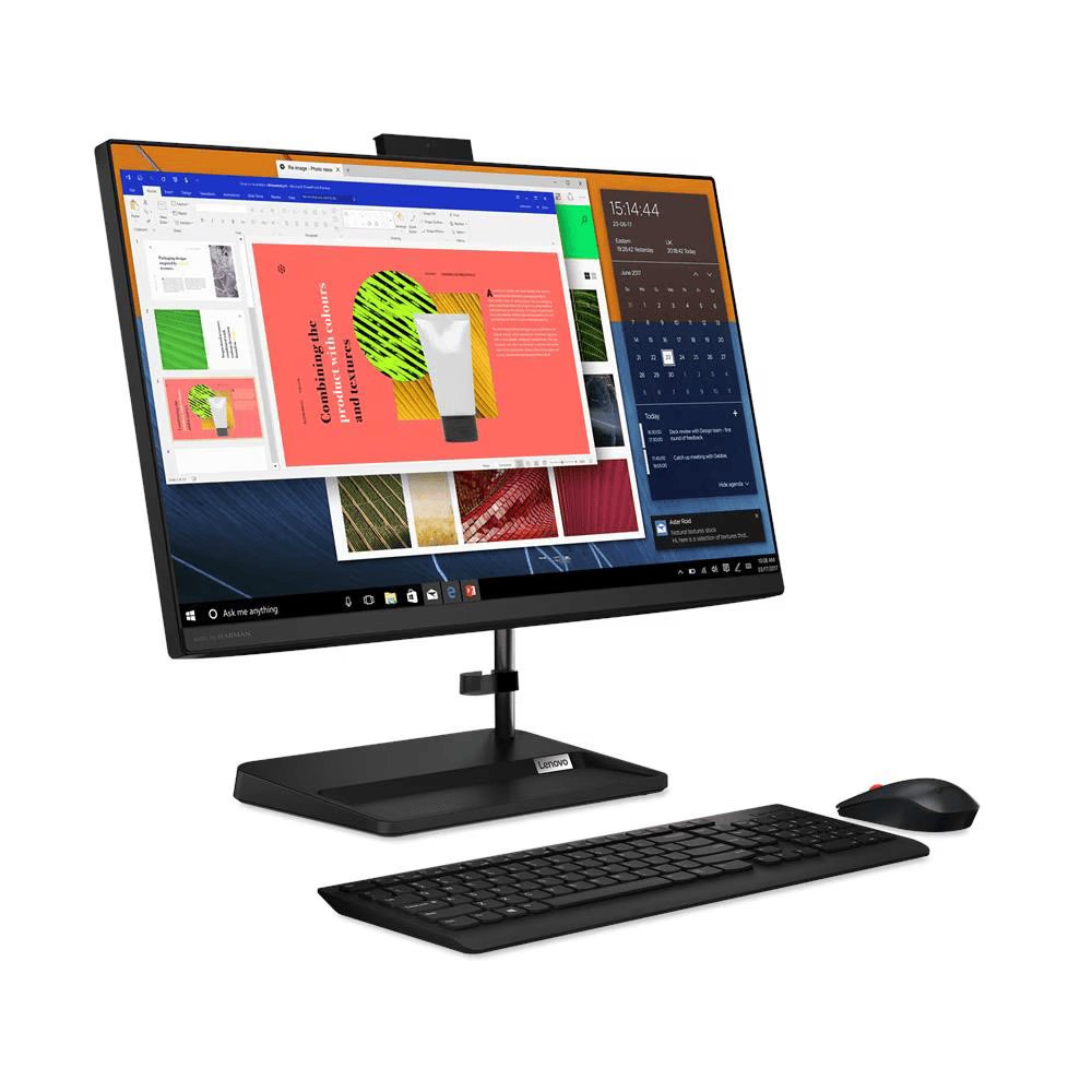 მონიტორი Lenovo IdeaCentre AIO 3 (Model: F0G1011JRK) | AMD Ryzen 5 7430U 4.3GHz, 3MB L2 / 16MB L3 | 2x 8GB  SO-DIMM DDR4-3200, 512GB SSD M.2 2280 PCIe 4.0x4 NVMe | Integrated AMD Radeon Graphics