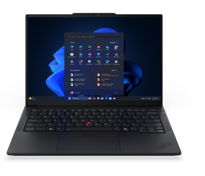 ნოუთბუქი Lenovo ThinkPad E14 Gen 7 (21T90042GX) | 14" Core 7 240H 16GB 512GB SSD Integrated Graphics  BLACK 