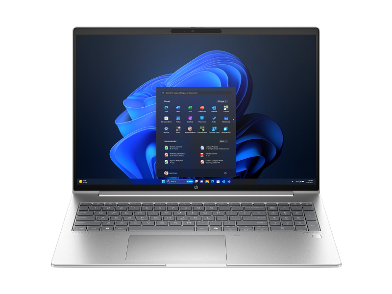ნოუთბუქი HP Probook 460 G11 (AD1Z7ET) | 16" WUXGA (1920 x 1200), IPS, narrow bezel, anti-glare, 300 nits | Ultra 5 125U (up to 4.3 GHz), 16 GB DDR5-5600 MT/s (1 x 16 GB) (2 SODIMM) , 512 GB PCIe® NVMe™ SSD | LAN + Wi-Fi 6E AX211 (2x2) and Bluetooth® 5.3 | 2 USB Type-C® 20Gbps, 2 USB Type-A 5Gbps , 1 HDMI 2.1 | 5 MP IR camera, backlight Premium Keyboard, 3-cell, 56 Wh Li-ion , 65 W USB Type-C™ adapter |  Pike silver, 1.74 kg 