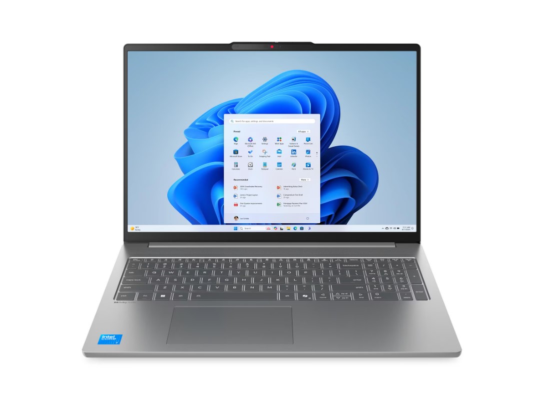 ნოუთბუქი Lenovo IdeaPad Slim 5 (83J1006MRK), / 16" 2.8K (2880x1800) OLED 500nits Glossy, / 2x 8GB SO-DIMM DDR5-5600 / 100% DCI-P3, 120Hz / Intel® Core 7 240H, 10C (6P + 4E) / 16T, P-core 2.5 / 5.2GHz